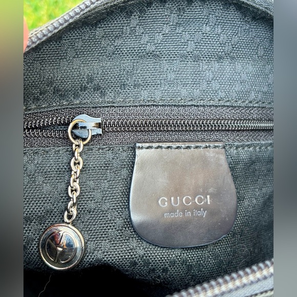 Gucci Nylon Bag Authentic Broken Bamboo Handle - Picture 9 of 13